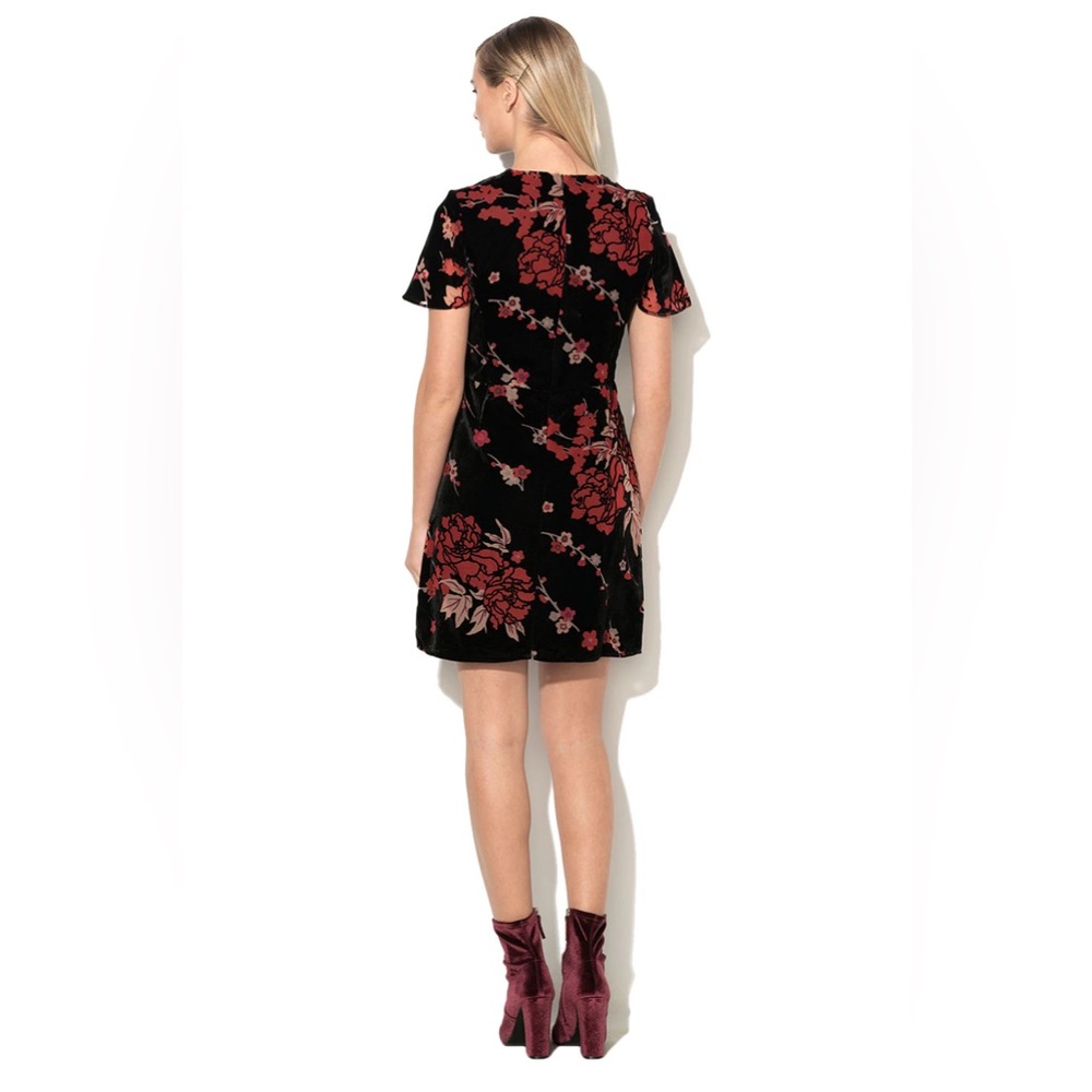 French Connection: Black Velvet Dress